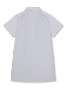 givenchykids Givenchy Kids Gestreepte blousejurk met geborduurd logo - Wit