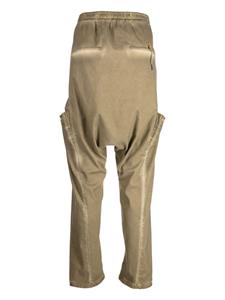 borisbidjansaberi Boris Bidjan Saberi Broek met trekkoordtaille en verlaagd kruis - Beige