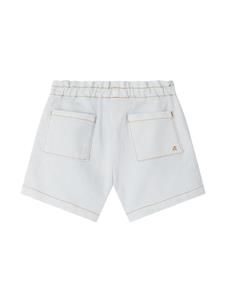 Bonpoint Spijkershorts met geborduurde kers - Blauw