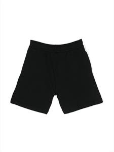 Barrow kids Gerafelde shorts met logoprint - Zwart