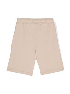 barrowkids Barrow kids Gerafelde shorts met logoprint - Beige