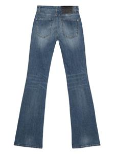 John Richmond Cher mid waist flared jeans - Blauw