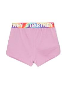 stellamccartneykids Stella McCartney Kids Shorts met logoprint - Roze