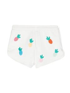 Stella McCartney Kids Shorts met borduurwerk - Wit