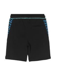 stellamccartneykids Stella McCartney Kids Shorts met logoprint - Zwart