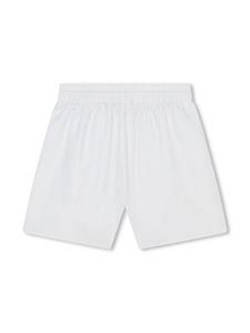 marcjacobskids Marc Jacobs Kids Katoenen trainingsshorts met logo jacquard - Wit
