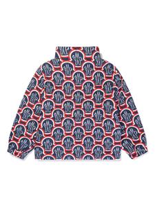 monclerenfant Moncler Enfant Gewatteerd jack met logoprint - Blauw