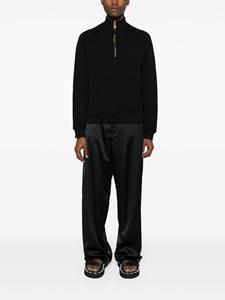 Moschino Sweater verfraaid met logo - Zwart