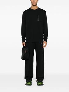 Balmain Katoenen sweater met logo - Zwart