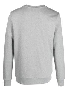 A.P.C. Sweater met logoprint en ronde hals - Grijs