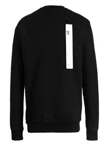 11byborisbidjansaberi 11 By Boris Bidjan Saberi Trui met logo - Zwart