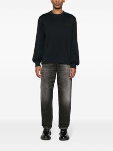 dolce&gabbana Dolce & Gabbana T-shirt met logoplakkaat - Blauw