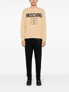 Moschino Sweater met logoprint - Beige