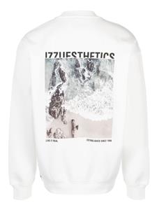 izzue T-shirt met fotoprint - Wit