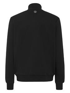 philippplein Philipp Plein Hexagon sweater met logoprint - Zwart