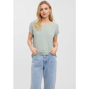 Vero Moda Shirt met ronde hals VMAVA PLAIN SS TOP GAJRS NOOS