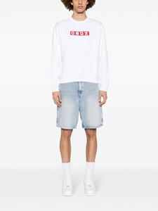 DSQUARED2 Katoenen sweater met logopatch - Wit