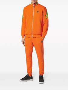 philippplein Philipp Plein Sweater met borduurwerk en rits - Oranje