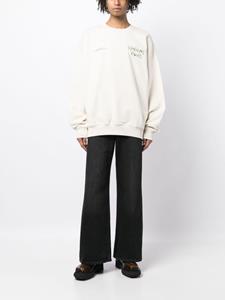 fivecm FIVE CM Sweater met geborduurde tekst - Beige