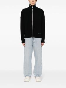 fivecm FIVE CM Ribgebreide katoenen sweater - Zwart