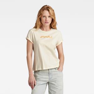 G-Star RAW RAW Dot Top - Beige - Dames