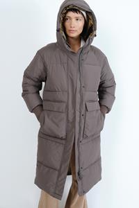 Embassy of Bricks and Logs Damen vegan Ry Puffer Parka Schwarz Oliv
