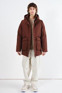 Embassy of Bricks and Logs Herren vegan Parka Schellfisch Trüffel