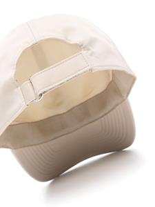 Moncler Satijnen pet met logopatch - Beige