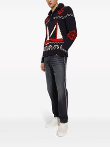 dolce&gabbana Dolce & Gabbana Intarsia trui - Zwart