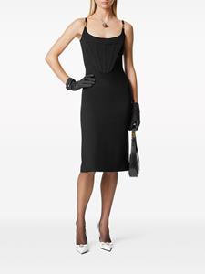 Versace Medusa jurk met korset - Zwart