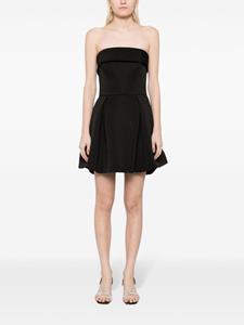 Amsale Geplooide mini-jurk - Zwart