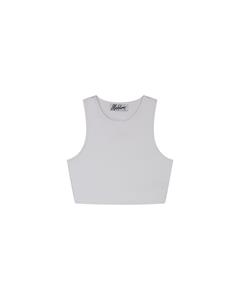 Malelions Women Signature Crop Top - White