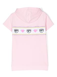chiaraferragnikids Chiara Ferragni Kids Jurk met logoband - Roze