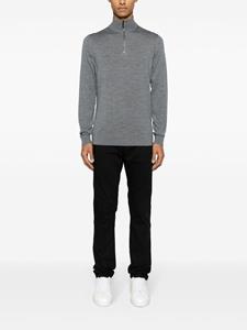 calvinklein Calvin Klein Trui met geborduurd logo - PKH Mid Grey Heather
