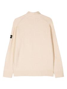 calvinklein Calvin Klein Trui met logopatch - Beige