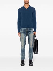 tomford TOM FORD Ribgebreide trui - Blauw