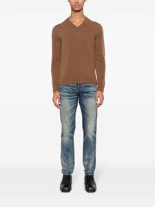 tomford TOM FORD Ribgebreide trui - Bruin
