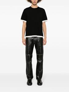 neilbarrett Neil Barrett T-shirt met contrasterende afwerking - Zwart