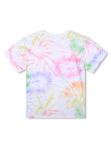 givenchykids Givenchy Kids T-shirt met tie-dye print - Wit