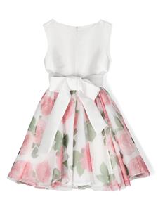 Mimilù Jurk met bloemenprint - Wit