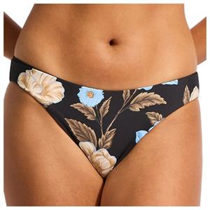 Seafolly - Women's Garden Party Reversible Hipster - Bikinibroekje, zwart