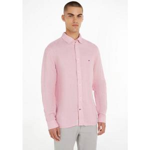 Tommy Hilfiger Overhemd met lange mouwen PIGMENT DYED LI SOLID RF SHIRT in een klassiek design