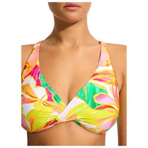 Seafolly - Women's Wonderland Wrap Front F Cup - Bikinitop, meerkleurig