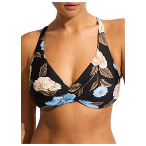 Seafolly - Women's Garden Party Wrap Front F Cup - Bikinitop, meerkleurig