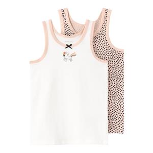 name it Tanktop 2-pack Avond Sand