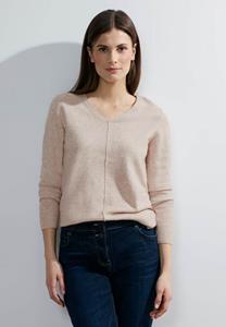 Cecil Sweatshirt TOS_Cosy Mix Rounded V-Neck