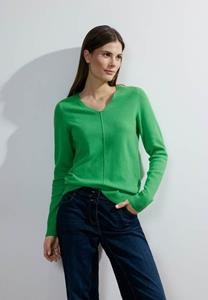 Cecil Wollpullover TOS_Cosy Mix Rounded V-Neck