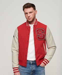 Superdry Mannen Mascot Varsity Bomberjack Rood