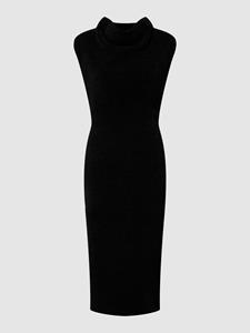 Emporio Armani Midi-jurk met gestructureerd bovenmateriaal