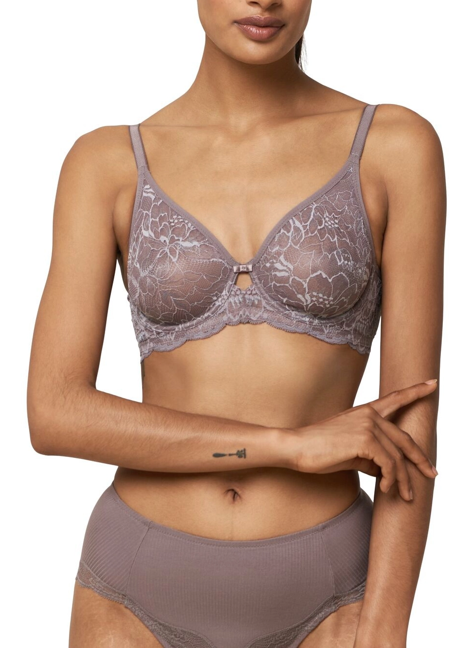 Triumph Amourette Charm Bra Met Beugel, Kleur: Pigeon Grijs